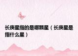 長庚星指的是哪顆星（長庚星是指什么星）