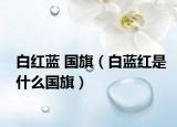 白紅藍(lán) 國旗（白藍(lán)紅是什么國旗）
