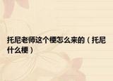 托尼老師這個(gè)梗怎么來(lái)的（托尼什么梗）