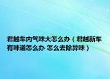 君越車(chē)內(nèi)氣味大怎么辦（君越新車(chē)有味道怎么辦 怎么去除異味）