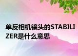 單反相機鏡頭的STABILIZER是什么意思