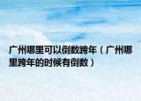 廣州哪里可以倒數(shù)跨年（廣州哪里跨年的時(shí)候有倒數(shù)）