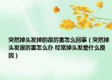 突然掉頭發(fā)掉的很厲害怎么回事（突然掉頭發(fā)很厲害怎么辦 經(jīng)常掉頭發(fā)是什么原因）
