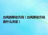 臺風(fēng)的移動方向（臺風(fēng)移動方向由什么決定）