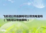 飛機(jī)可以帶面膜嗎可以帶充電寶嗎（飛機(jī)可以帶面膜嗎）