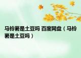 馬鈴薯是土豆嗎 百度網(wǎng)盤（馬鈴薯是土豆嗎）