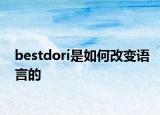 bestdori是如何改變語言的