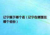 遼寧屬于哪個(gè)?。ㄟ|寧在哪里在哪個(gè)省份）