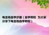 電吉他自學(xué)步驟（自學(xué)教程  為大家分享下電吉他自學(xué)教程）