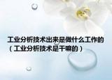 工業(yè)分析技術(shù)出來(lái)是做什么工作的（工業(yè)分析技術(shù)是干嘛的）