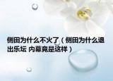 側(cè)田為什么不火了（側(cè)田為什么退出樂(lè)壇 內(nèi)幕竟是這樣）