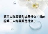 第三人稱(chēng)復(fù)數(shù)形式是什么（like的第三人稱(chēng)復(fù)數(shù)是什么）