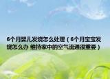 6個(gè)月嬰兒發(fā)燒怎么處理（6個(gè)月寶寶發(fā)燒怎么辦 維持家中的空氣流通很重要）