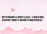 銀行本票和銀行匯票有什么區(qū)別（匯票和本票的區(qū)別詳細(xì)了解銀行匯票和銀行本票的實質(zhì)區(qū)別）