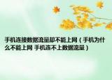 手機(jī)連接數(shù)據(jù)流量卻不能上網(wǎng)（手機(jī)為什么不能上網(wǎng) 手機(jī)連不上數(shù)據(jù)流量）