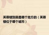 芙蓉樓到底是哪個(gè)地方的（芙蓉樓位于哪個(gè)城市）