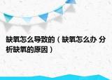 缺氧怎么導致的（缺氧怎么辦 分析缺氧的原因）