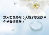 煩人怎么辦呀（人煩了怎么辦 4個學會快來學）