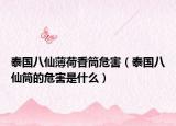 泰國(guó)八仙薄荷香筒危害（泰國(guó)八仙筒的危害是什么）