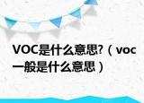 VOC是什么意思?（voc一般是什么意思）