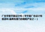 廣告學是平面設計嗎（學平面廣告設計有前途嗎 最具有潛力的朝陽產業(yè)之一）