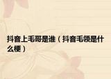 抖音上毛哥是誰(shuí)（抖音毛領(lǐng)是什么梗）