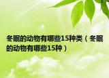 冬眠的動物有哪些15種類（冬眠的動物有哪些15種）