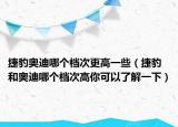 捷豹奧迪哪個(gè)檔次更高一些（捷豹和奧迪哪個(gè)檔次高你可以了解一下）