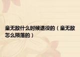 童無敵什么時候退役的（童無敵怎么隕落的）