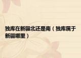 獨庫在新疆北還是南（獨庫屬于新疆哪里）