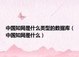 中國(guó)知網(wǎng)是什么類型的數(shù)據(jù)庫（中國(guó)知網(wǎng)是什么）