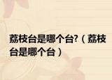 荔枝臺是哪個臺?（荔枝臺是哪個臺）