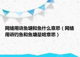 網(wǎng)絡(luò)用語魚塘和魚什么意思（網(wǎng)絡(luò)用語釣魚和魚塘是啥意思）
