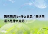 網(wǎng)絡(luò)用語lbn什么意思（網(wǎng)絡(luò)用語lb是什么意思）