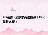 kilig是什么意思英語翻譯（kilig是什么梗）