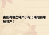 南陽有哪些特產(chǎn)小吃（南陽有哪些特產(chǎn)）