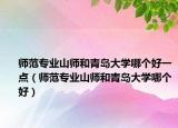 師范專業(yè)山師和青島大學哪個好一點（師范專業(yè)山師和青島大學哪個好）