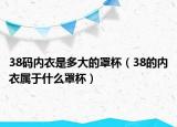 38碼內(nèi)衣是多大的罩杯（38的內(nèi)衣屬于什么罩杯）