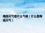梅雨天氣是什么氣候（什么是梅雨天氣）
