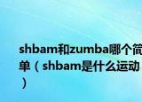 shbam和zumba哪個簡單（shbam是什么運動）