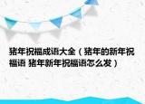 豬年祝福成語(yǔ)大全（豬年的新年祝福語(yǔ) 豬年新年祝福語(yǔ)怎么發(fā)）