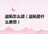 盜跖怎么讀（盜拓是什么意思）