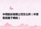 中博股份有限公司怎么樣（中博集團是干嘛的）