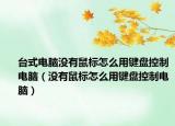 臺(tái)式電腦沒(méi)有鼠標(biāo)怎么用鍵盤控制電腦（沒(méi)有鼠標(biāo)怎么用鍵盤控制電腦）