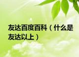 友達百度百科（什么是友達以上）