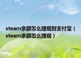 steam余額怎么提現(xiàn)到支付寶（steam余額怎么提現(xiàn)）