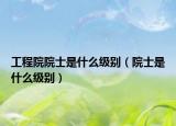 工程院院士是什么級(jí)別（院士是什么級(jí)別）