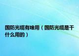 國(guó)防光纜有啥用（國(guó)防光纜是干什么用的）