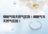 煤制氣和天然氣區(qū)別（煤制氣與天然氣區(qū)別）