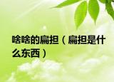 啥啥的扁擔（扁擔是什么東西）